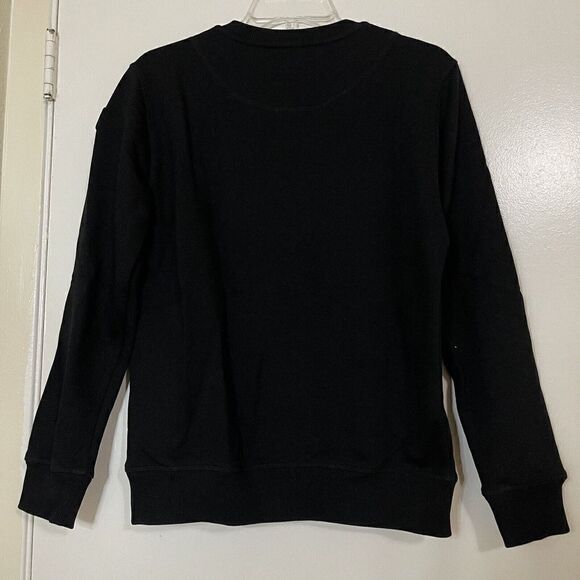 MOOSE KNUCKLES boys black print crew neck sweatshirt size XL - Picture 7 of 8